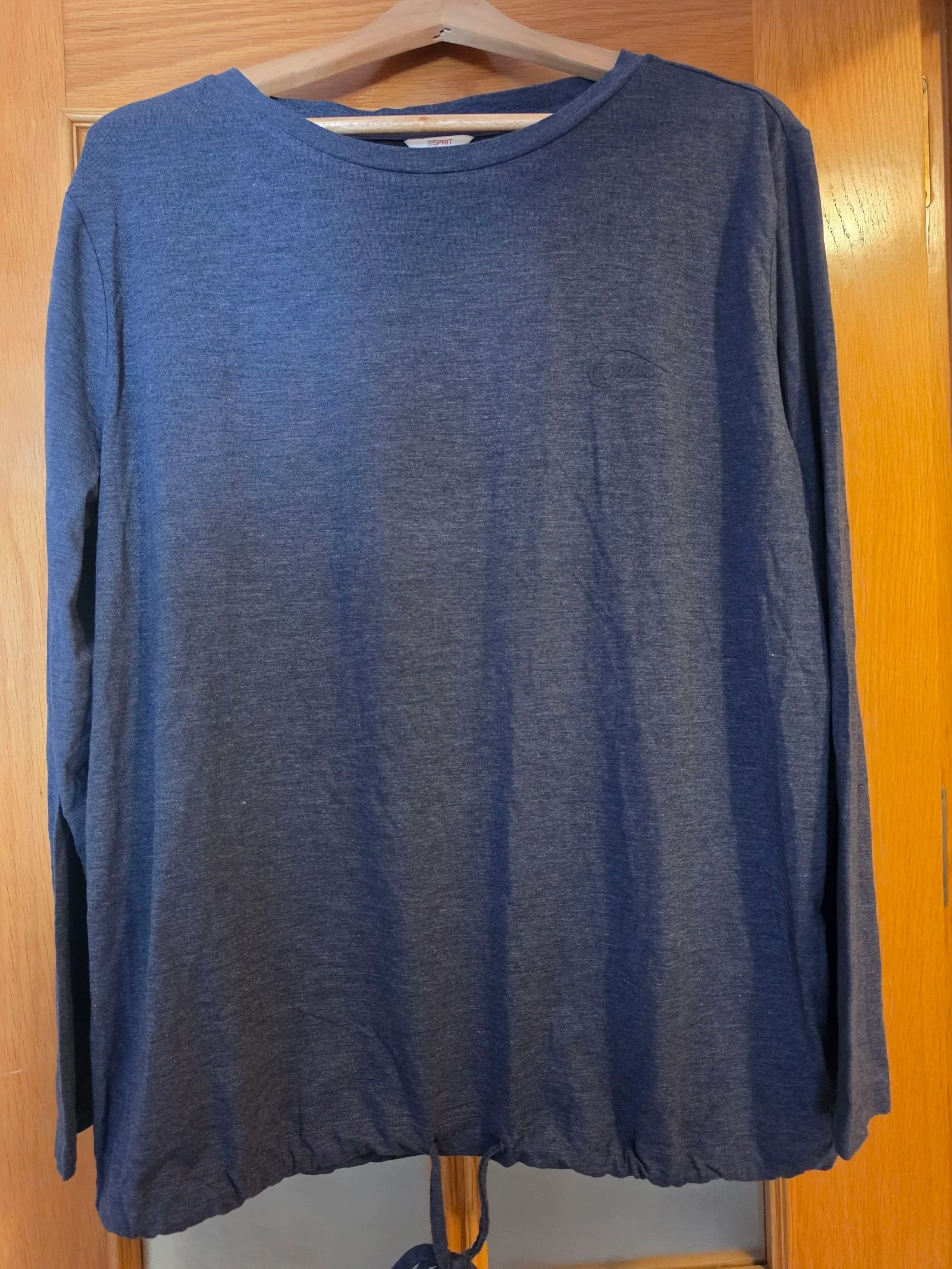 Camiseta manga larga Esprit azul marino XXL